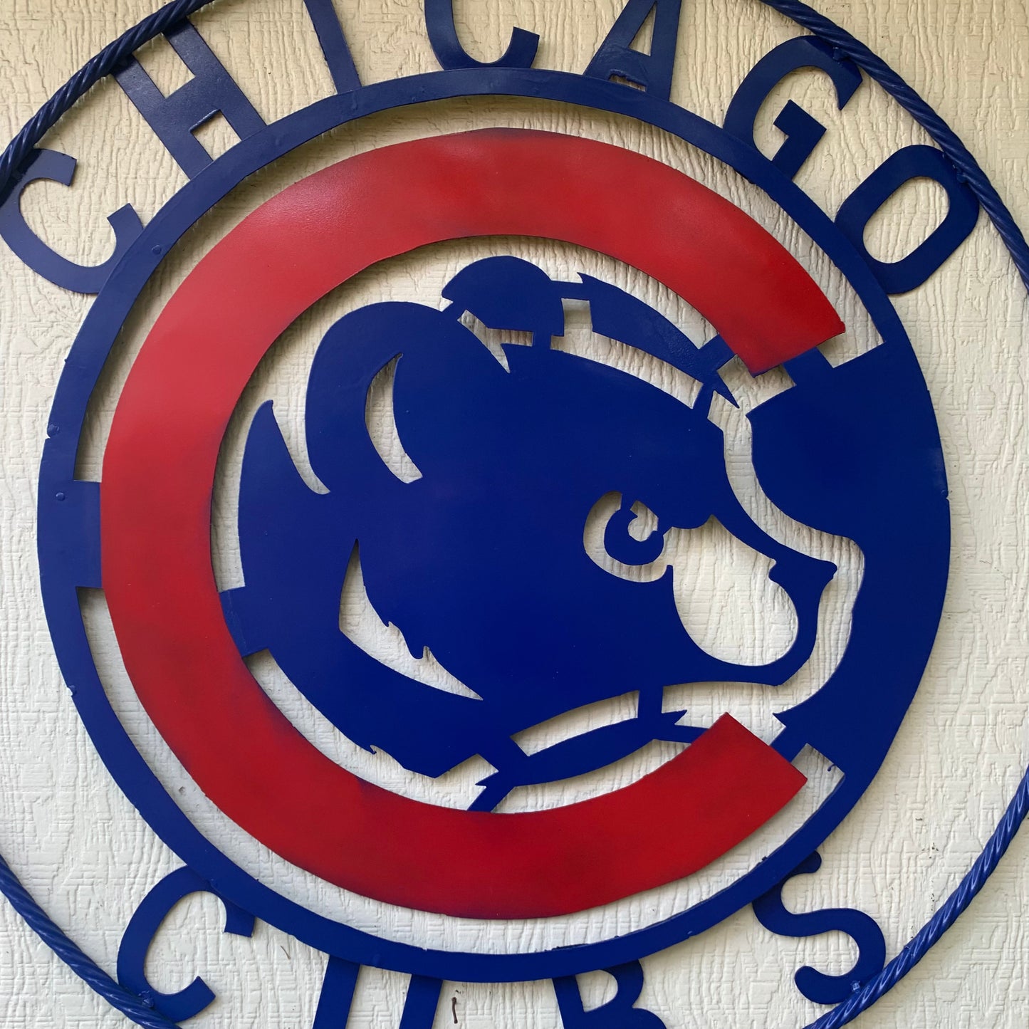 12", 18", 24", 32" CHICAGO CUBS CUSTOM METAL VINTAGE CRAFT TEAM SPORTS SIGN HANDMADE