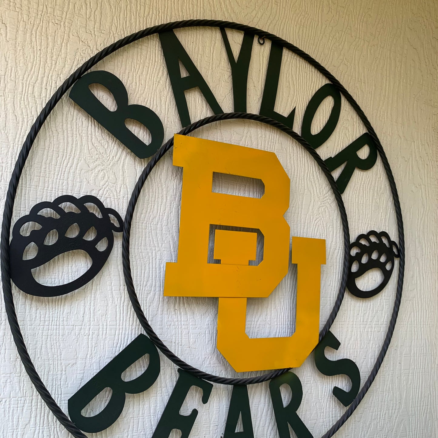 12", 18", 24", 32" BAYLOR BEARS CUSTOM METAL VINTAGE CRAFT WESTERN HOME DECOR HANDMADE
