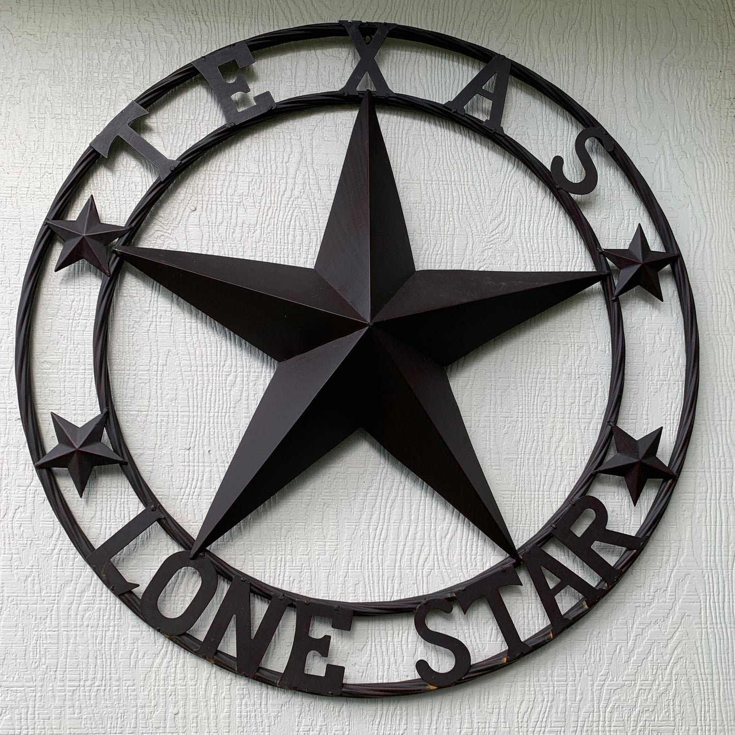 TEXAS LONESTAR METAL ART WESTERN HOME WALL DECOR RUSTIC VINTAGE BROWN NEW, SIZE:24",32",36",40",42",44",46",50"