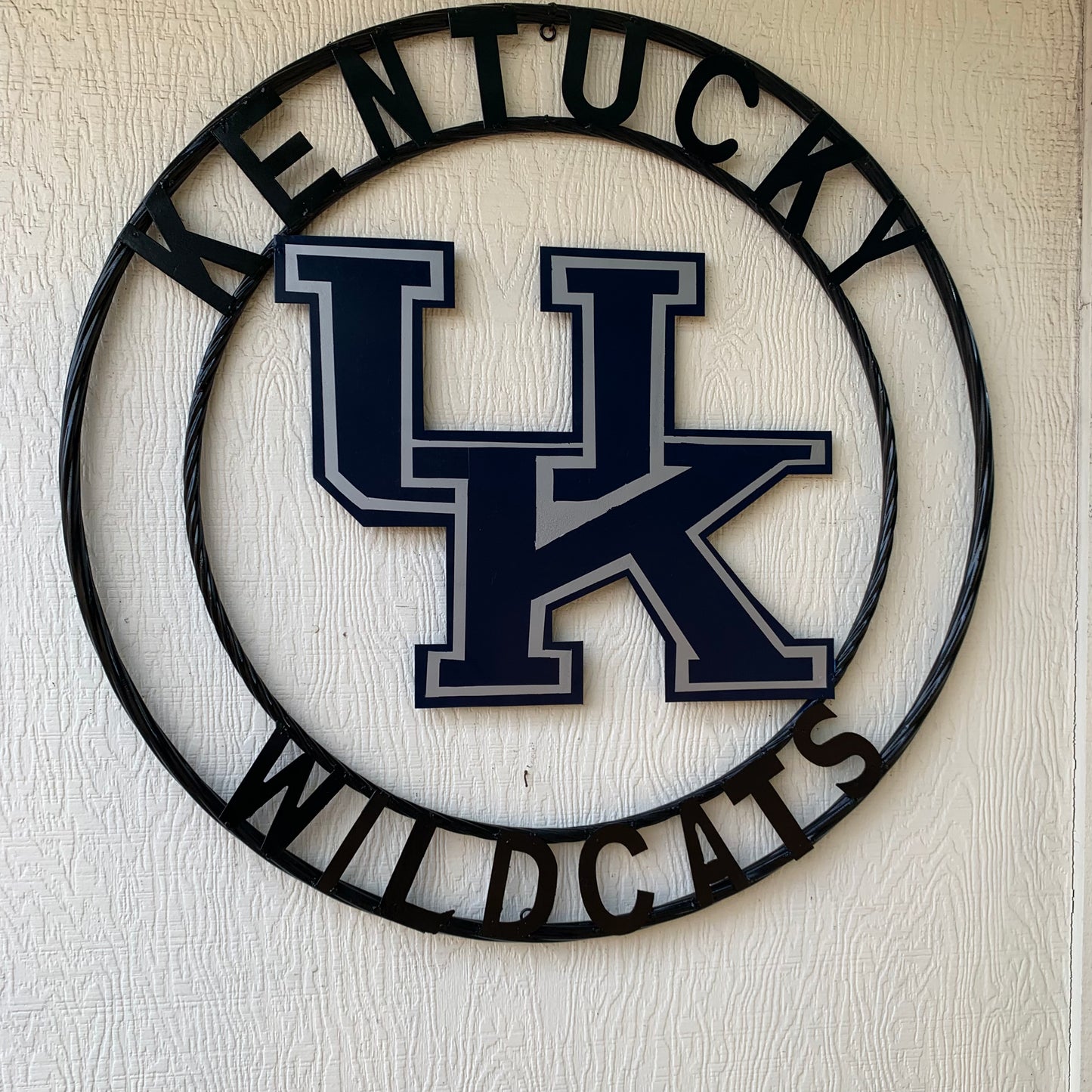 KENTUCKY WILDCATS CUSTOM METAL VINTAGE CRAFT SIGN WESTERN HOME DECOR HANDMADE