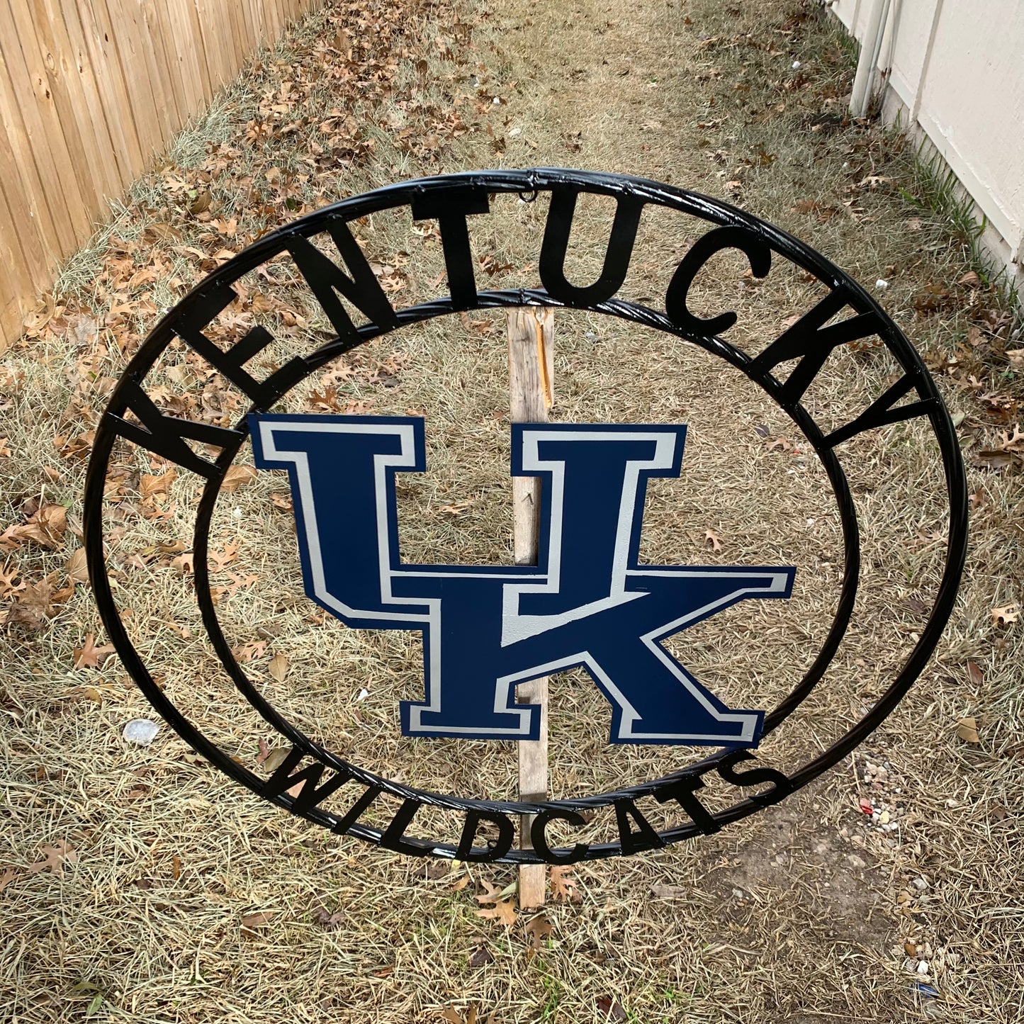 KENTUCKY WILDCATS CUSTOM METAL VINTAGE CRAFT SIGN WESTERN HOME DECOR HANDMADE