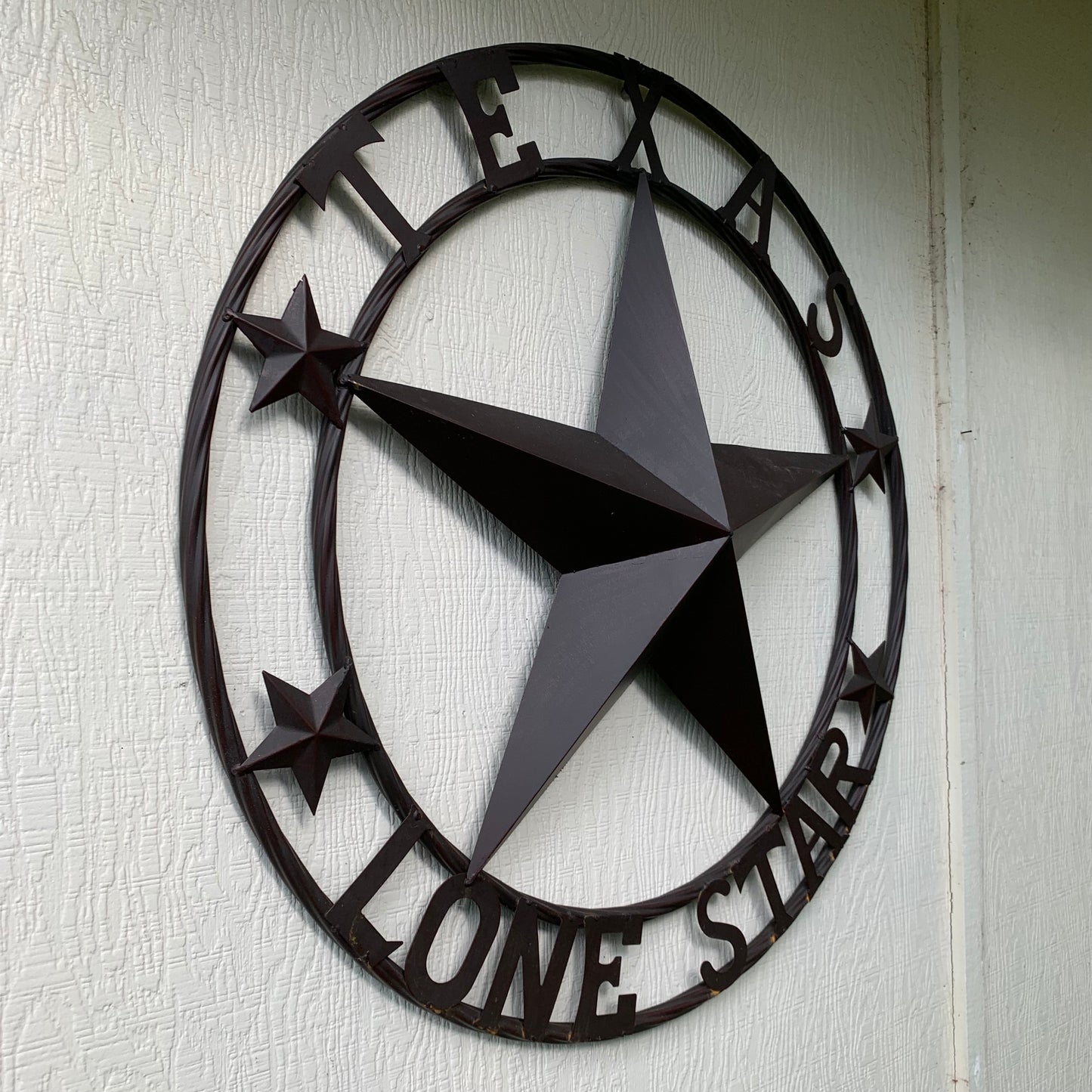 TEXAS LONESTAR METAL ART WESTERN HOME WALL DECOR RUSTIC VINTAGE BROWN NEW, SIZE:24",32",36",40",42",44",46",50"