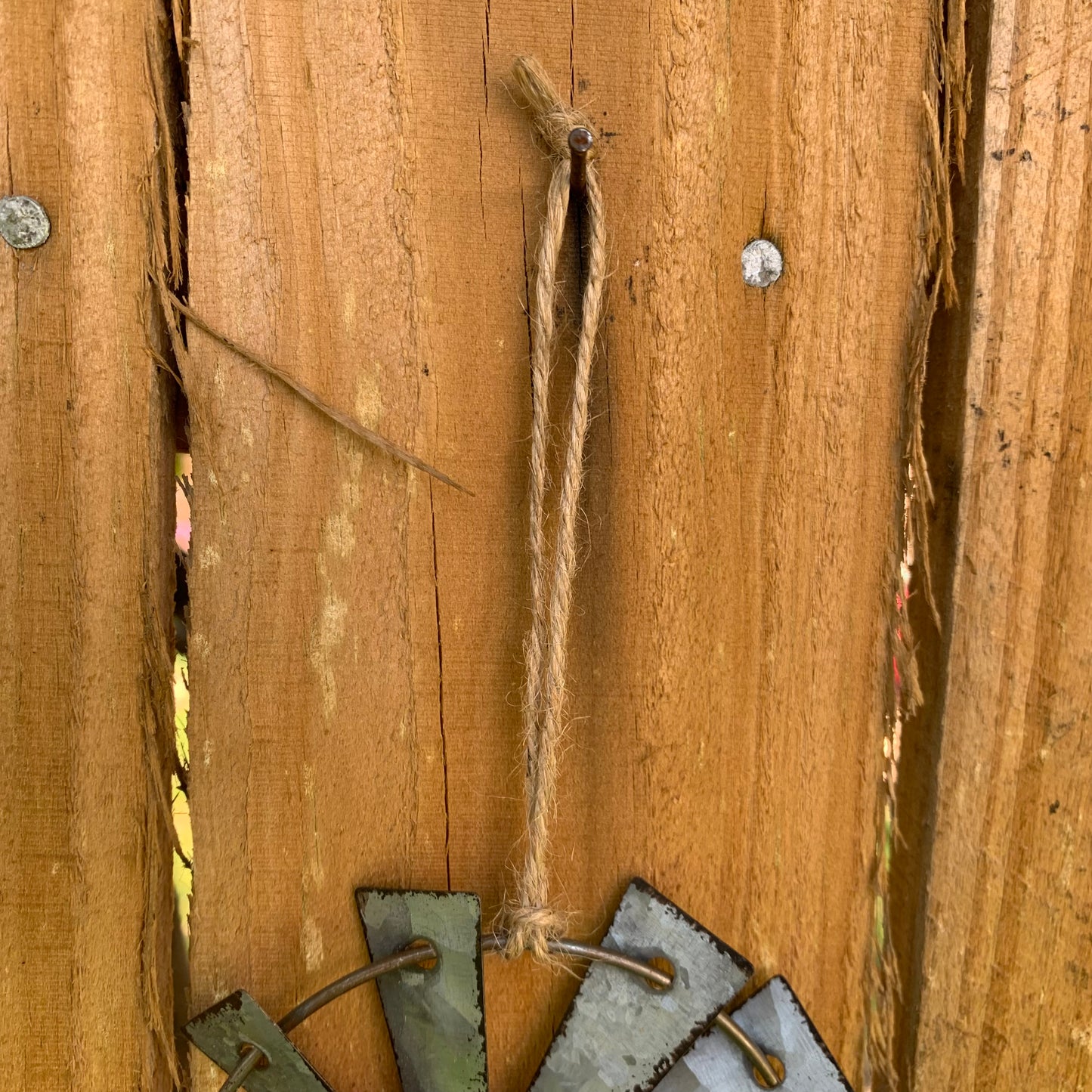 4" WINDMILL ORNAMENT FARMHOUSE METAL ART WESTERN HOME DECOR #EH12169 --FREE SHIPPING