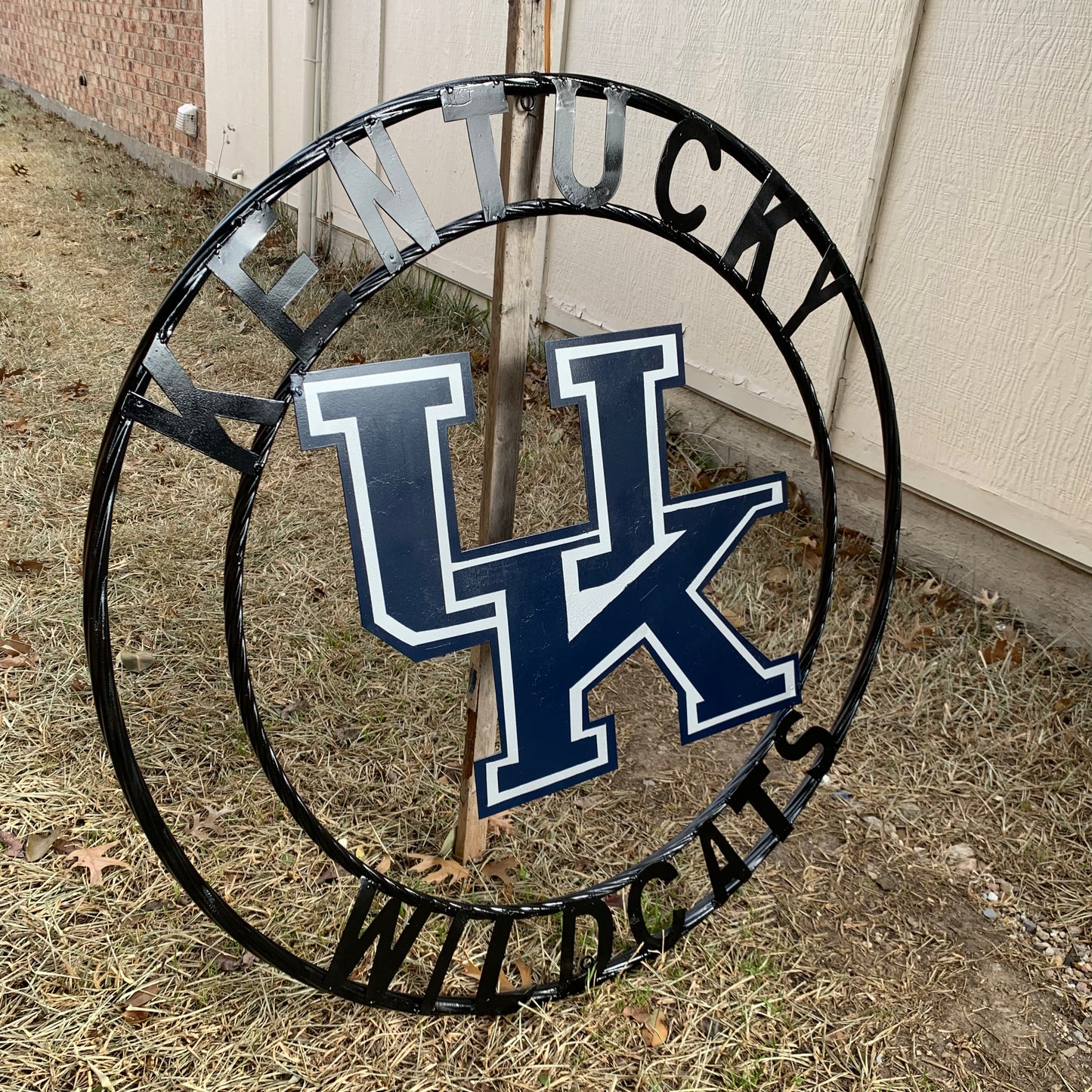 KENTUCKY WILDCATS CUSTOM METAL VINTAGE CRAFT SIGN WESTERN HOME DECOR HANDMADE