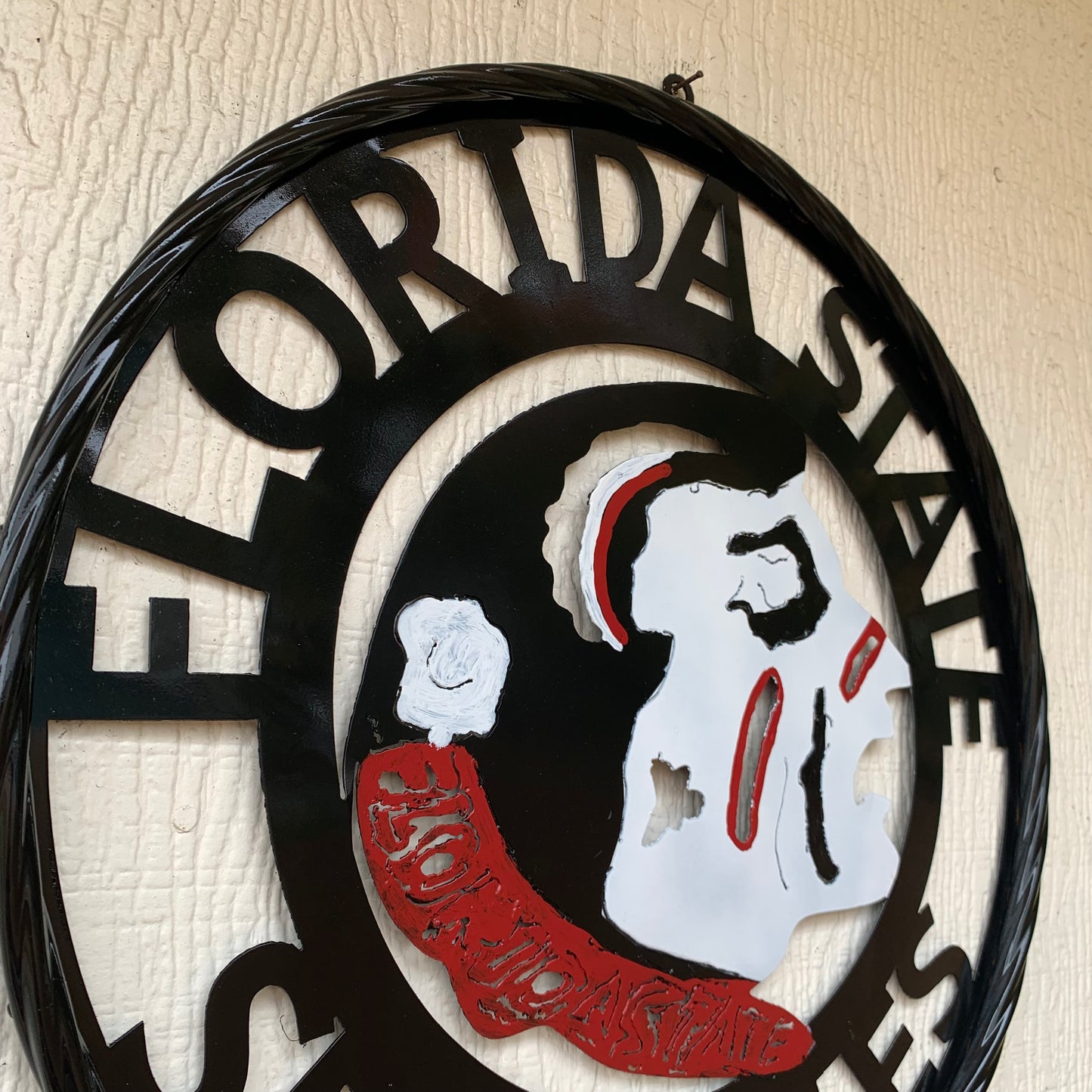 12", 18", 24", 32" FSU FLORIDA STATE SEMINOLES INDIAN LOGO METAL CUSTOM VINTAGE CRAFT TEAM SIGN