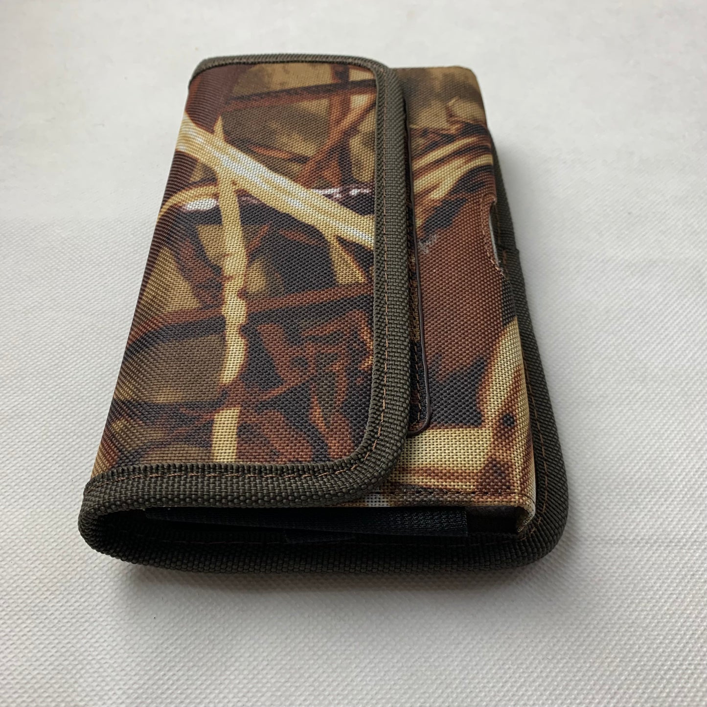 7" LUXMO WIRELESS XL MEGA EXTRA LARGE HORIZONTAL CAMO RUGGED POUCH VELCO CLOSURE  &  BELT LOOP CLIP HOLSTER CELL PHONE CASE UNIVERSAL OVERSIZE