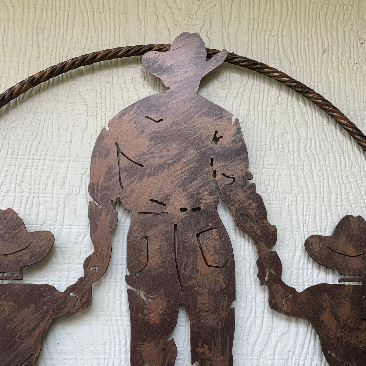 18",24" FATHER & 2 SON LASER CUT METAL WALL ART CUSTOM VINTAGE CRAFT RUSTIC BRONZE COPPER HAND MADE #EH13333