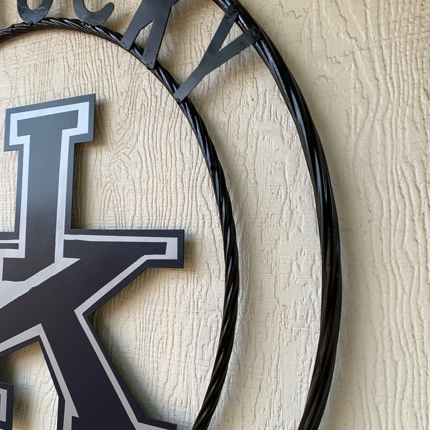KENTUCKY WILDCATS CUSTOM METAL VINTAGE CRAFT SIGN WESTERN HOME DECOR HANDMADE