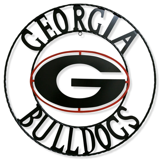 12", 18", 24", 32" GEORGIA BULLDOGS METAL SIGN VINTAGE CUSTOM TEAM ART