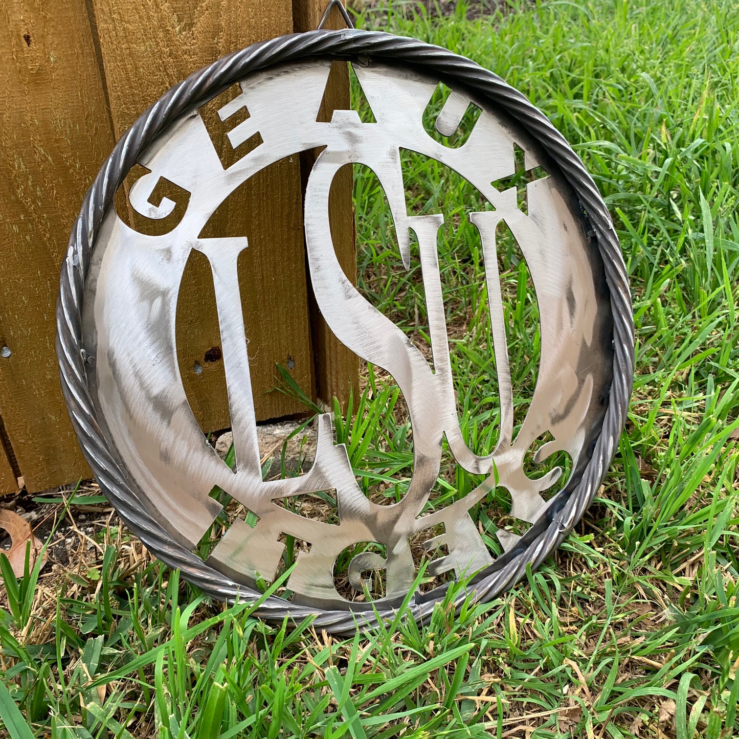 12",18",24",32" LSU GEAUX TIGERS CUSTOM RAW METAL VINTAGE CRAFT TEAM SIGN WESTERN HOME DECOR HANDMADE