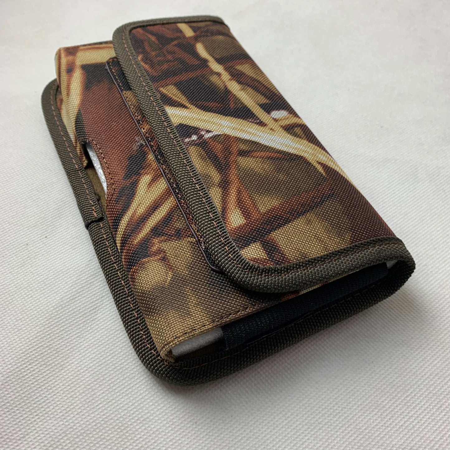 7" LUXMO WIRELESS XL MEGA EXTRA LARGE HORIZONTAL CAMO RUGGED POUCH VELCO CLOSURE  &  BELT LOOP CLIP HOLSTER CELL PHONE CASE UNIVERSAL OVERSIZE