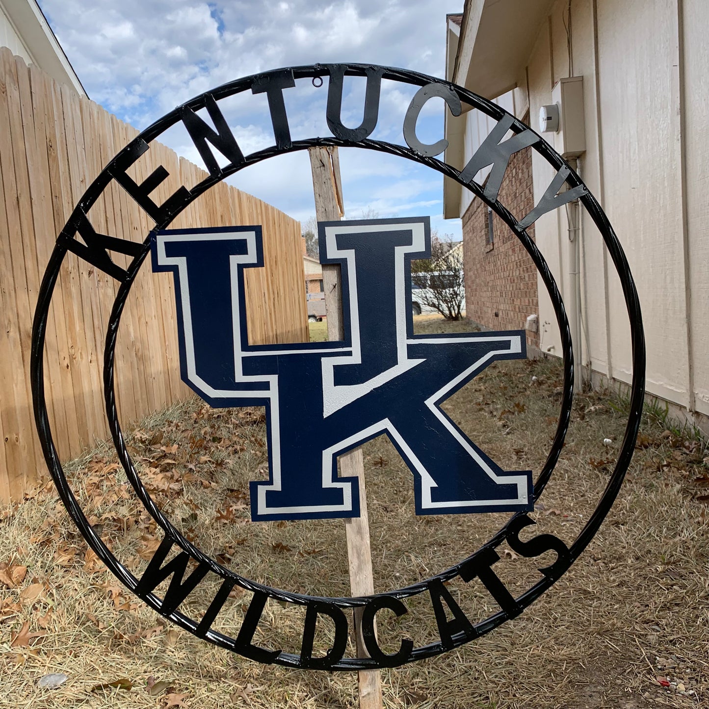 KENTUCKY WILDCATS CUSTOM METAL VINTAGE CRAFT SIGN WESTERN HOME DECOR HANDMADE