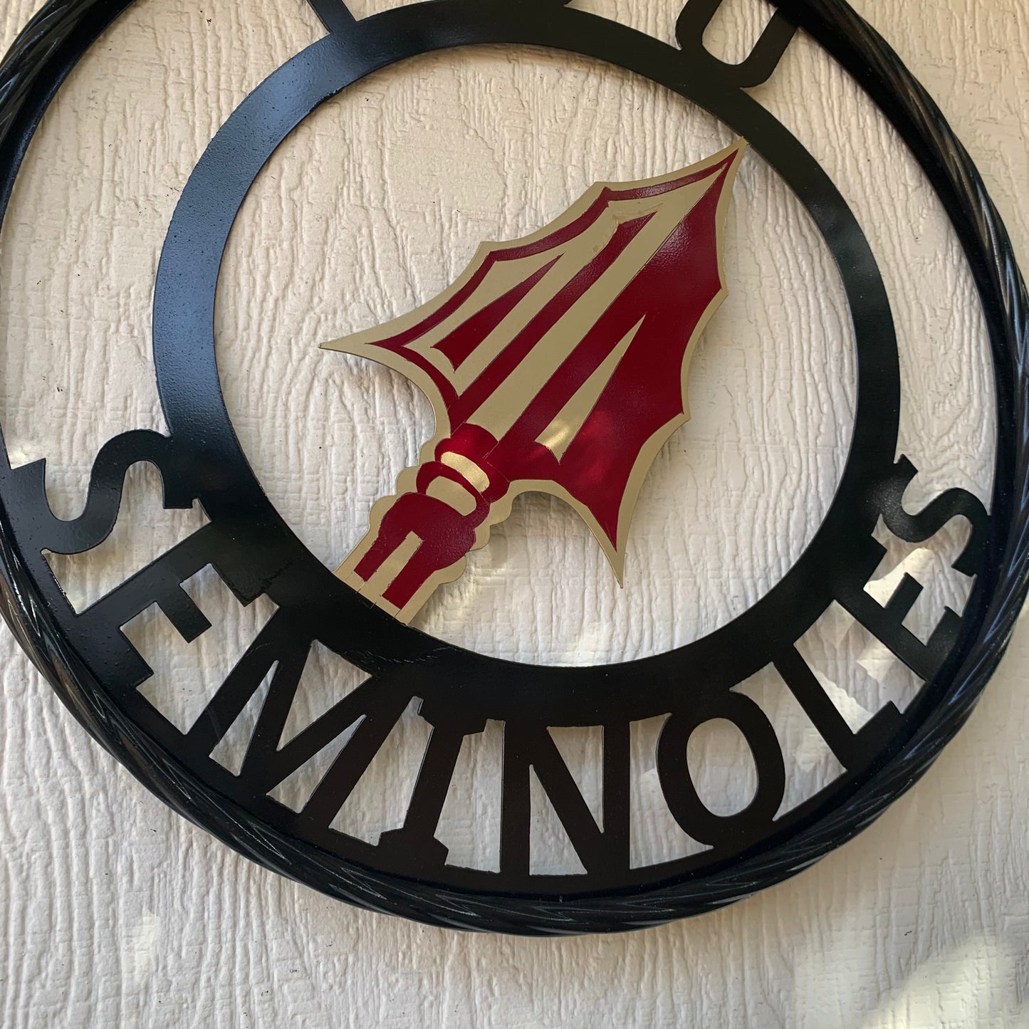 FSU SEMINOLES FLORIDA METAL CUSTOM VINTAGE CRAFT TEAM SIGN HANDMADE 12",18",24",36"