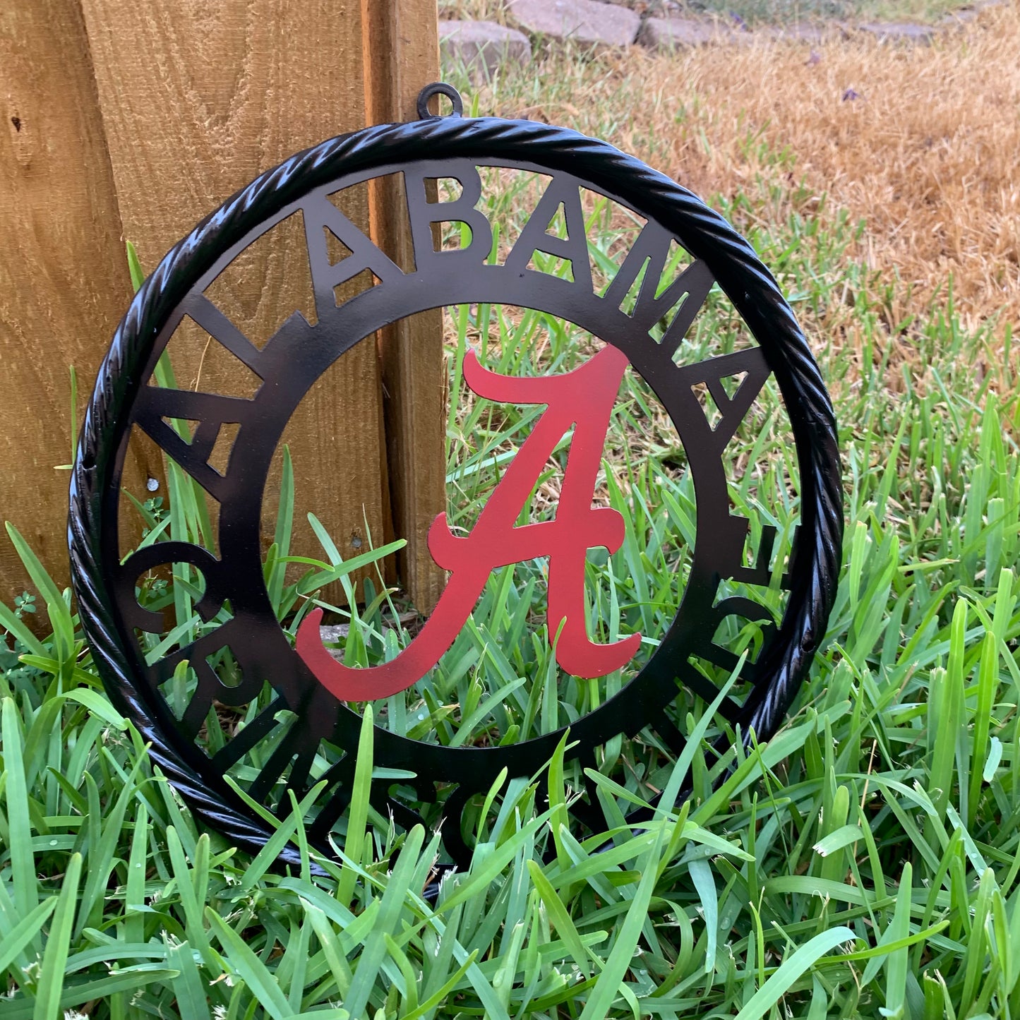 ALABAMA CRIMSON TIDE LASERCUT CUSTOM METAL VINTAGE CRAFT SIGN TEAM WESTERN HOME DECOR