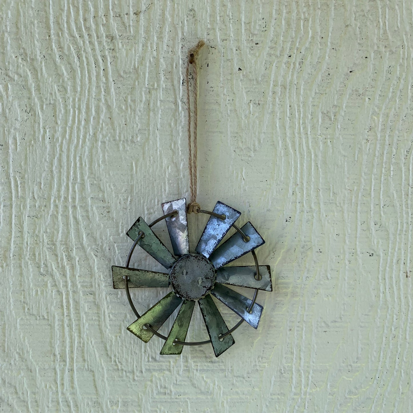 4" WINDMILL ORNAMENT FARMHOUSE METAL ART WESTERN HOME DECOR #EH12169 --FREE SHIPPING