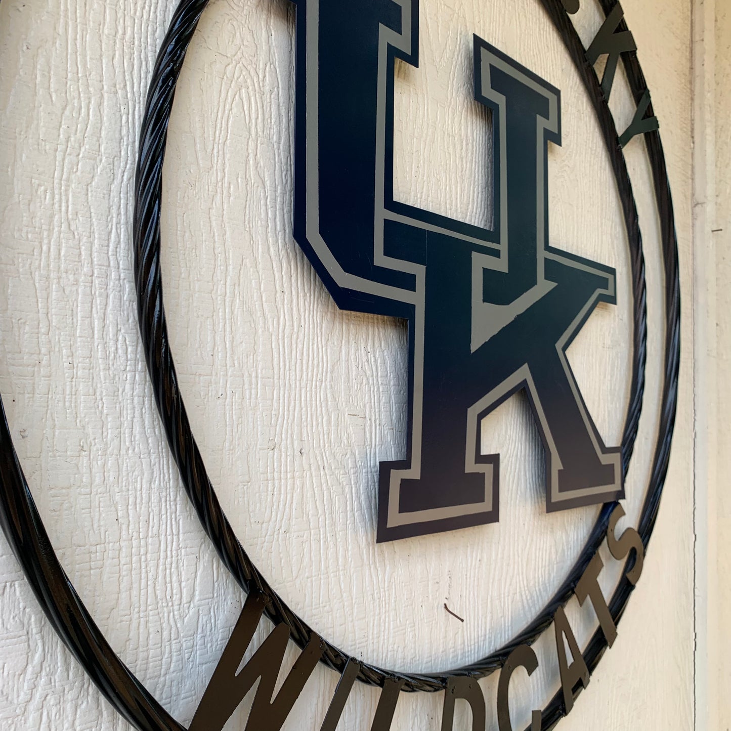 KENTUCKY WILDCATS CUSTOM METAL VINTAGE CRAFT SIGN WESTERN HOME DECOR HANDMADE