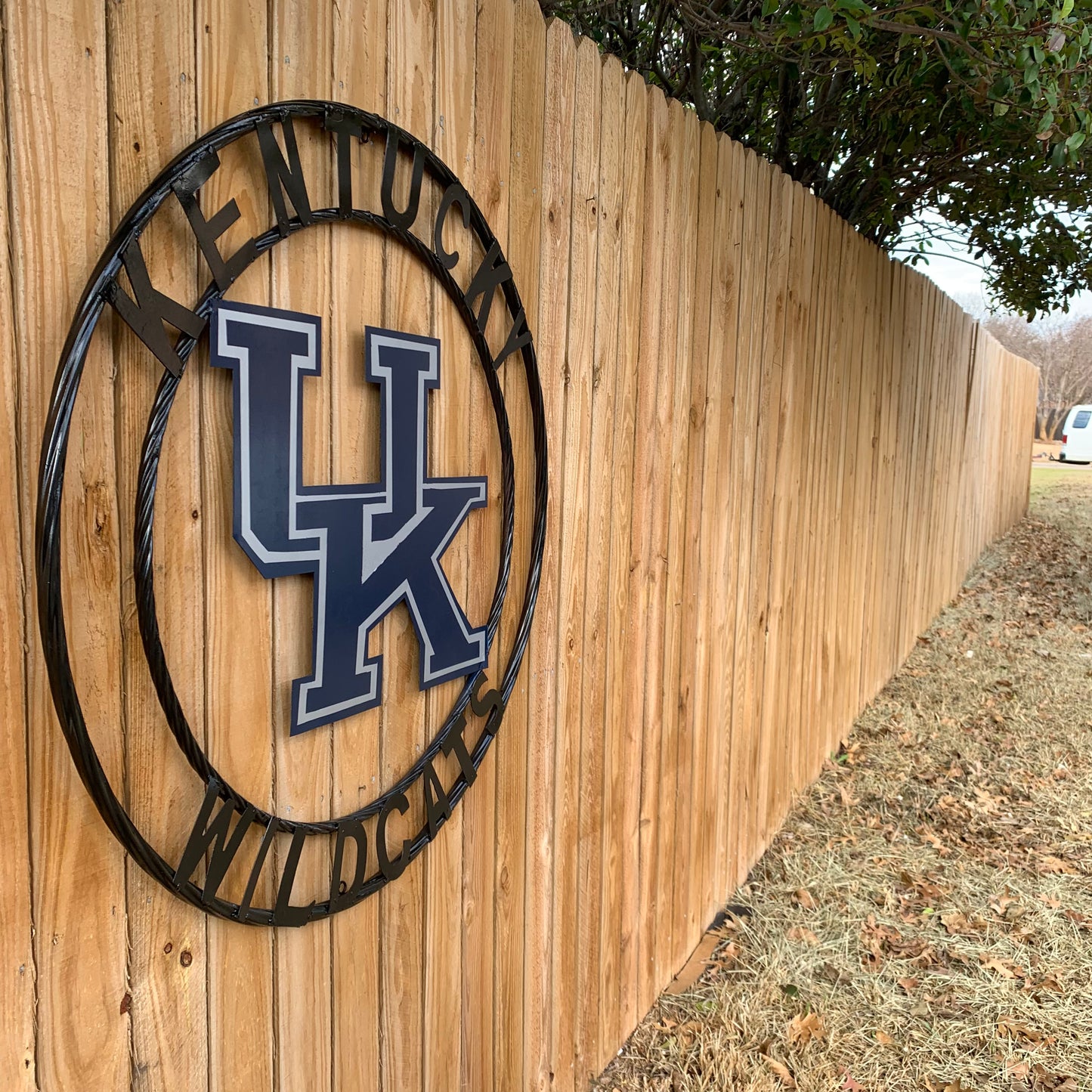 KENTUCKY WILDCATS CUSTOM METAL VINTAGE CRAFT SIGN WESTERN HOME DECOR HANDMADE