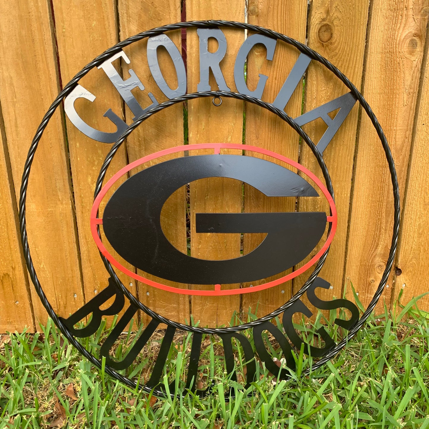 12", 18", 24", 32" GEORGIA BULLDOGS METAL SIGN VINTAGE CUSTOM TEAM ART