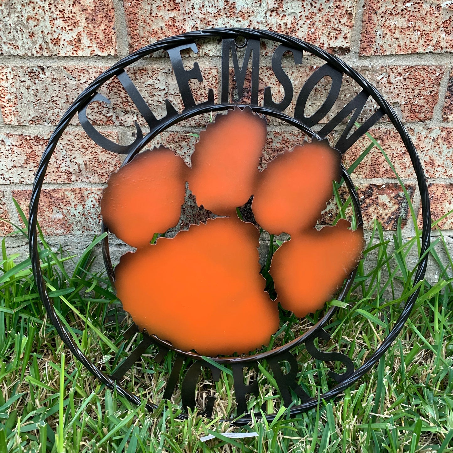 CLEMSON TIGERS CUSTOM METAL VINTAGE CRAFT SIGN WALL ART TEAM SIGN HANDMADE STYLE#1 12", 18", 24", 32"