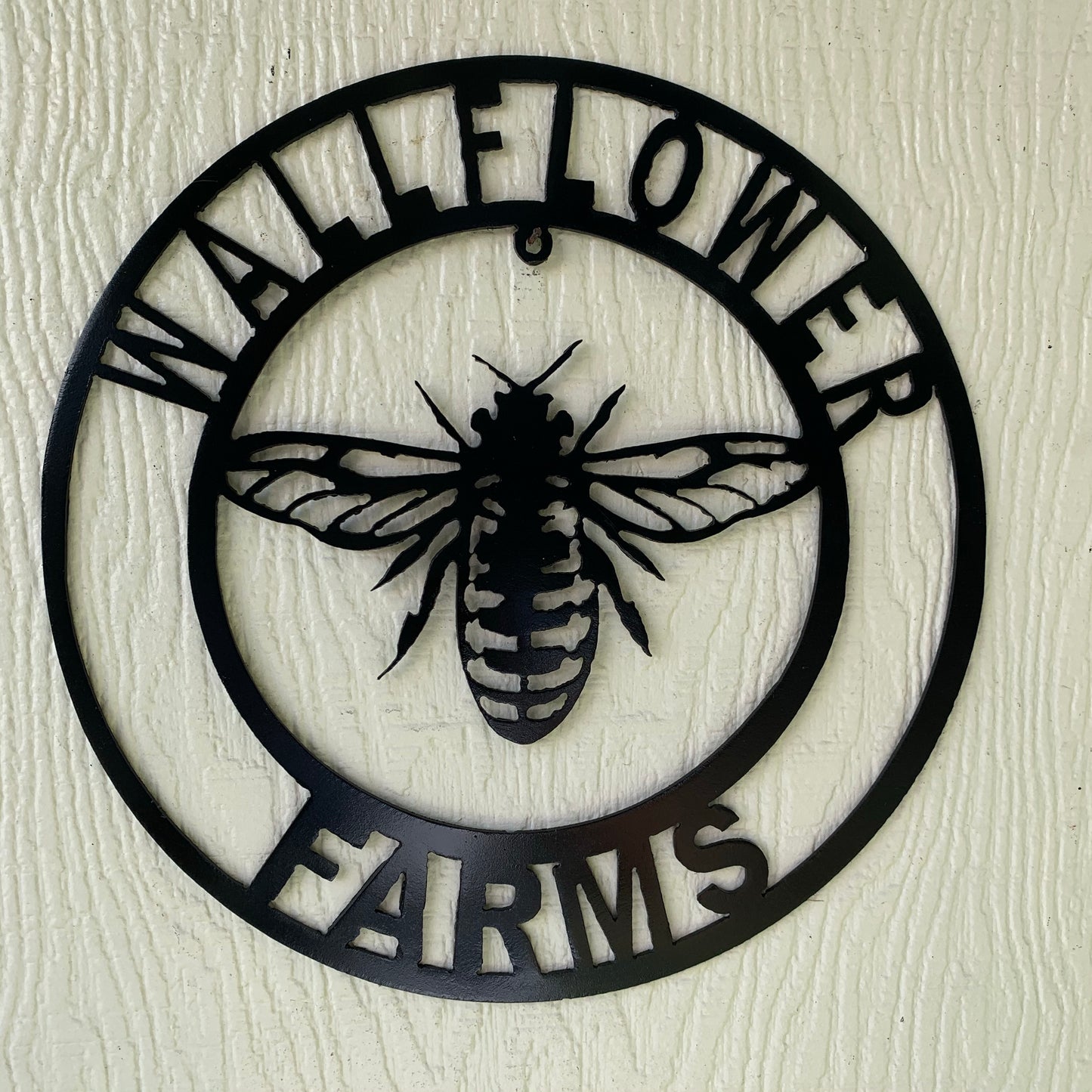 #EH10491 CUSTOM NAME BEE LASERCUT CUSTOM METAL VINTAGE CRAFT SIGN WESTERN HOME DECOR HANDMADE