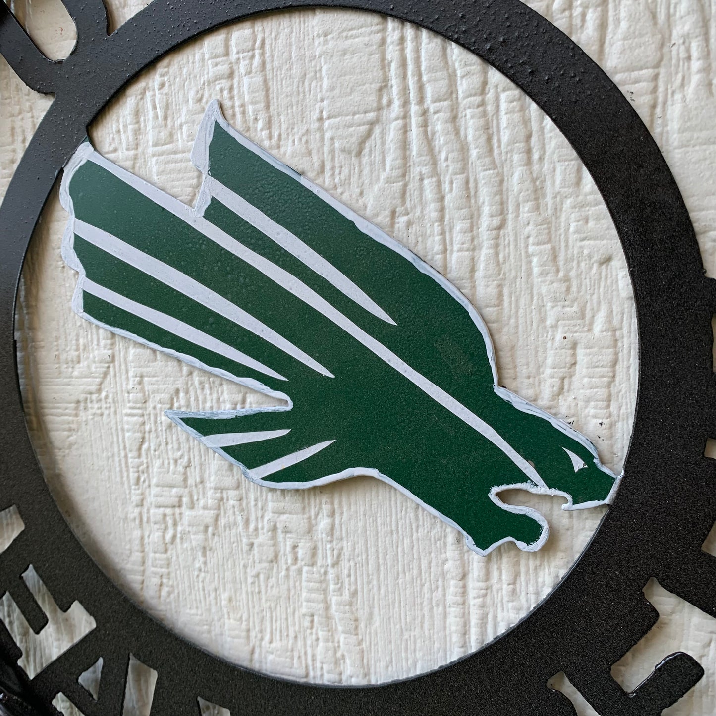 12",18",24" UNT MEAN GREEN CUSTOM METAL VINTAGE CRAFT TEAM SIGN WESTERN HOME DECOR HANDMADE
