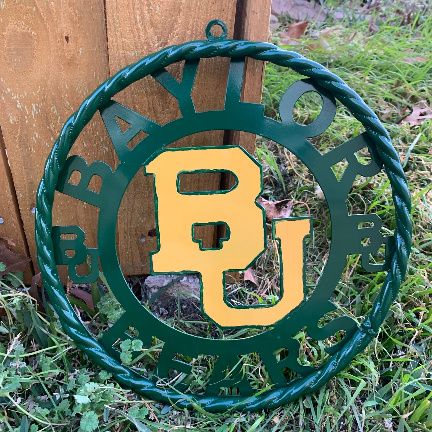 12",18",24",32" BAYLOR BEARS CUSTOM METAL VINTAGE CRAFT SIGN WESTERN HOME DECOR HANDMADE