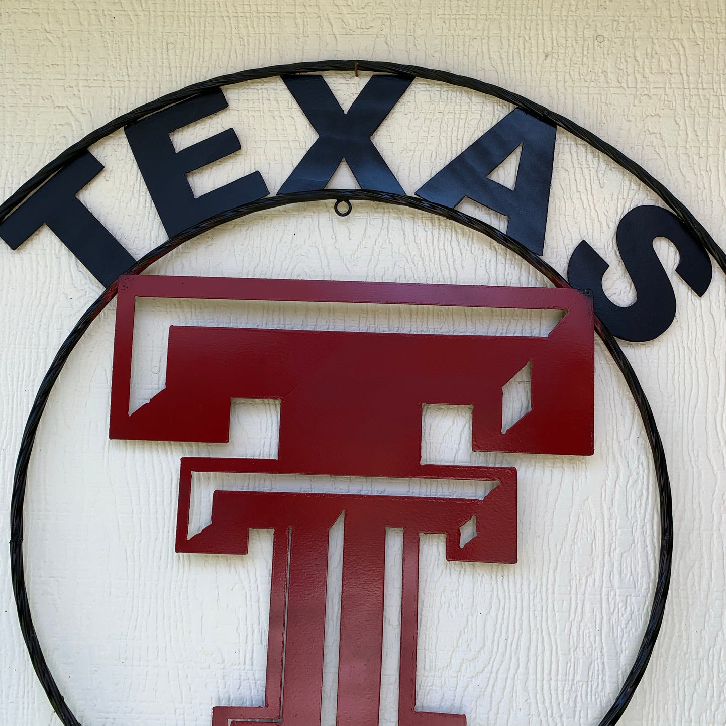 TEXAS TECH CUSTOM METAL VINTAGE CRAFT SIGN WESTERN HOME DECOR HANDMADE 12",18",24",32",36"