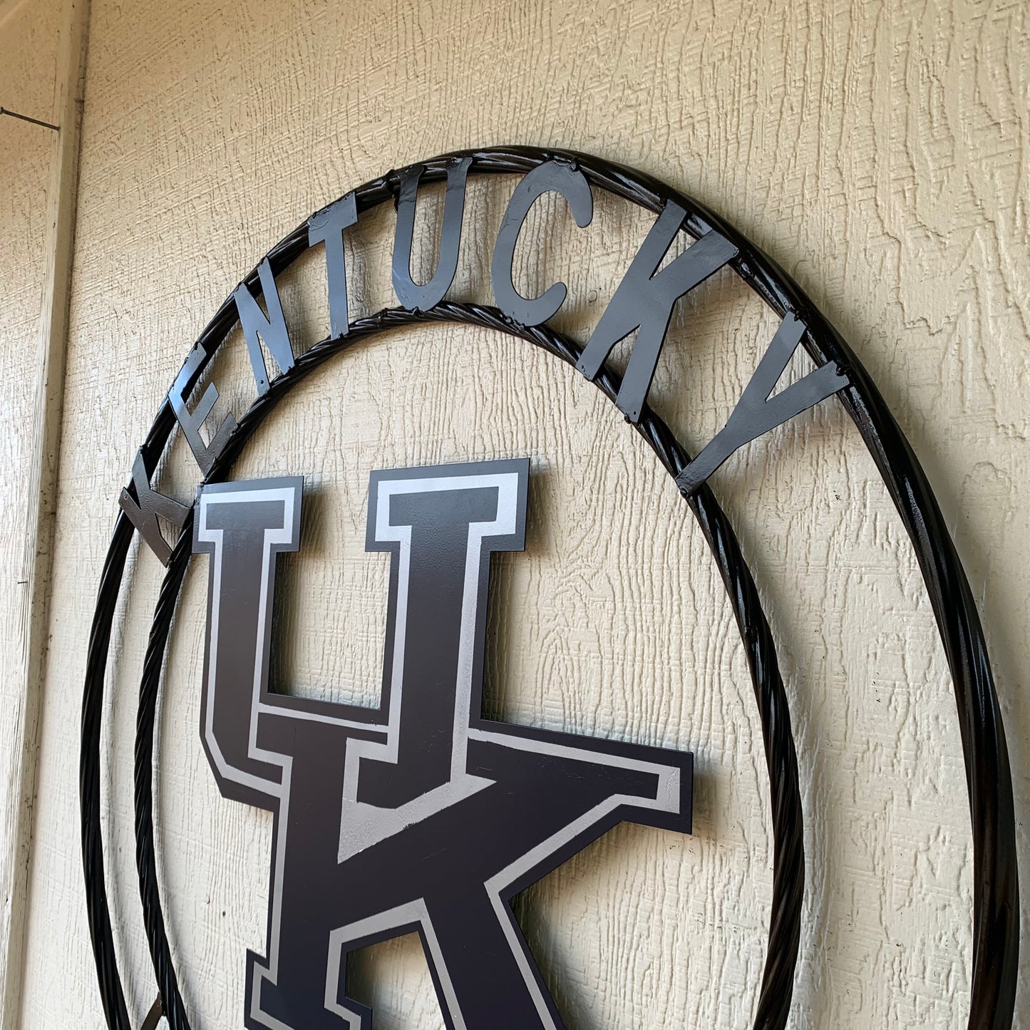 KENTUCKY WILDCATS CUSTOM METAL VINTAGE CRAFT SIGN WESTERN HOME DECOR HANDMADE