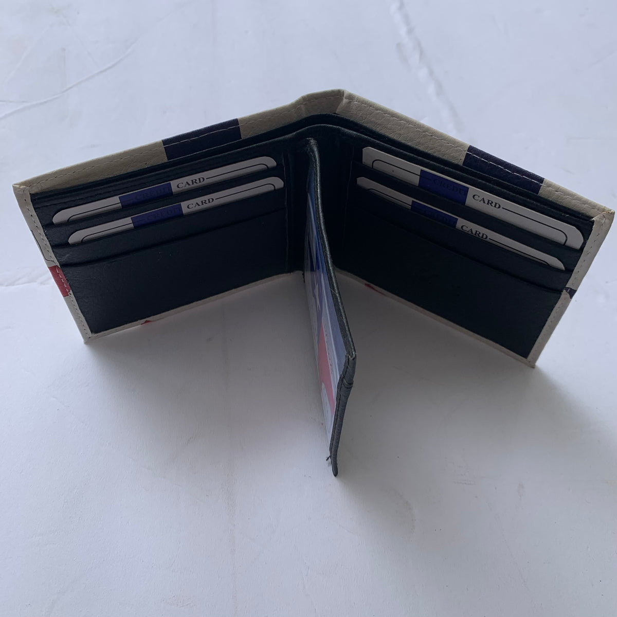 5" TEXAS FLAG WALLET LEATHER BIFOLD WALLET NEW