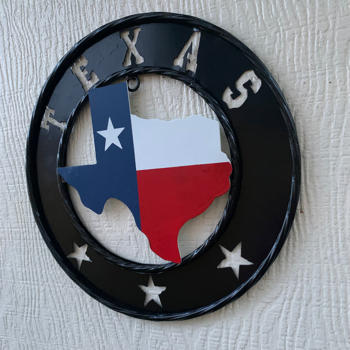 12" STATE OF TEXAS MAP CUSTOM METAL VINTAGE CRAFT SIGN WESTERN HOME DECOR NEW