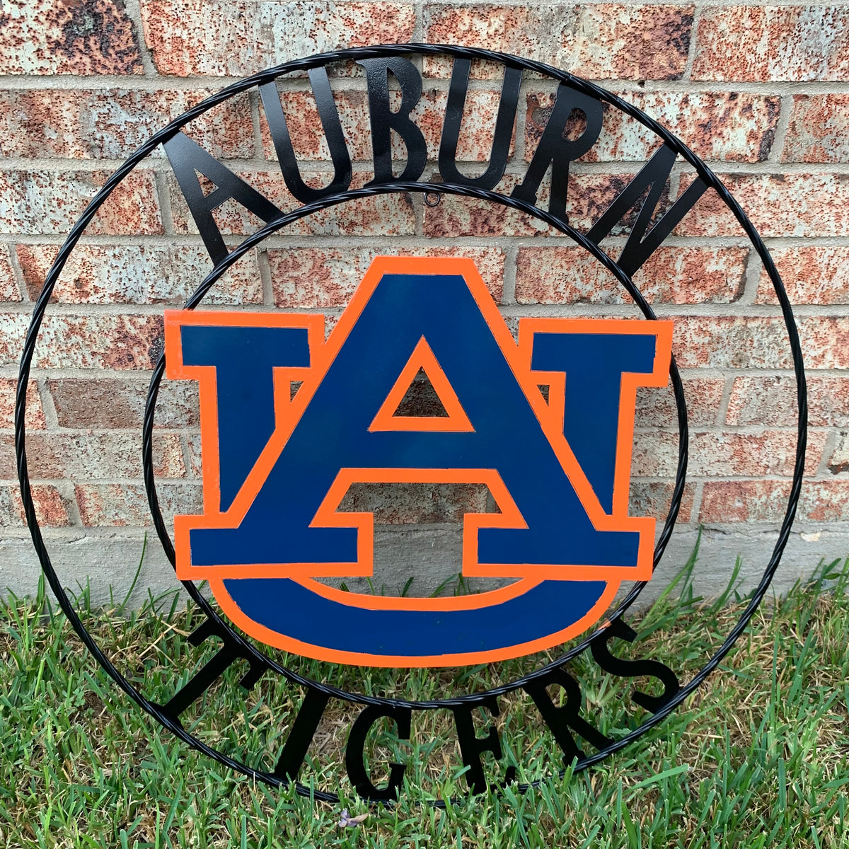 AUBURN TIGERS CUSTOM METAL VINTAGE CRAFT SIGN WESTERN HOME DECOR HANDMADE 12",18",24",32",36"