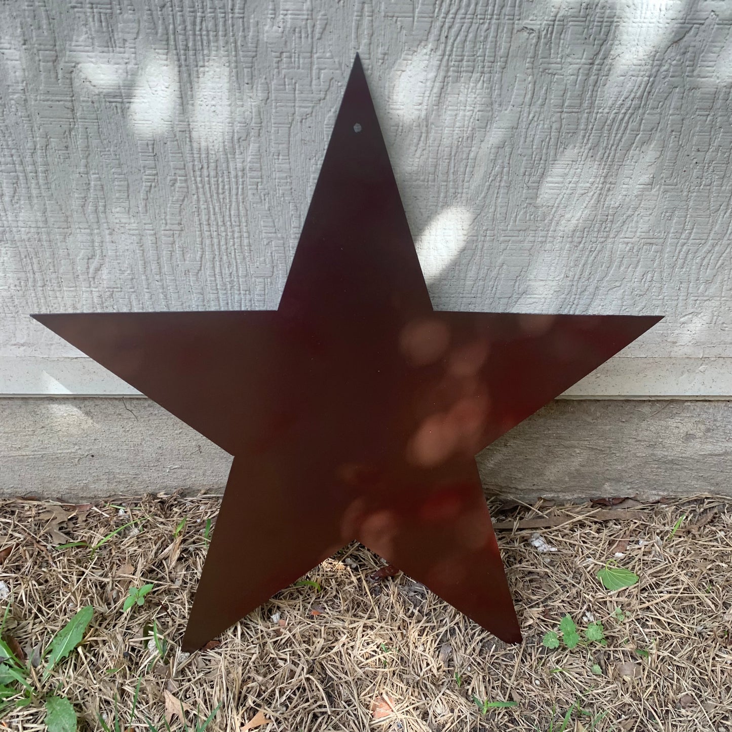 2D FLAT STAR BARN PLAIN LASERCUT METAL BROWN STAR ART WESTERN HOME DECOR HANDMADE #EH12822