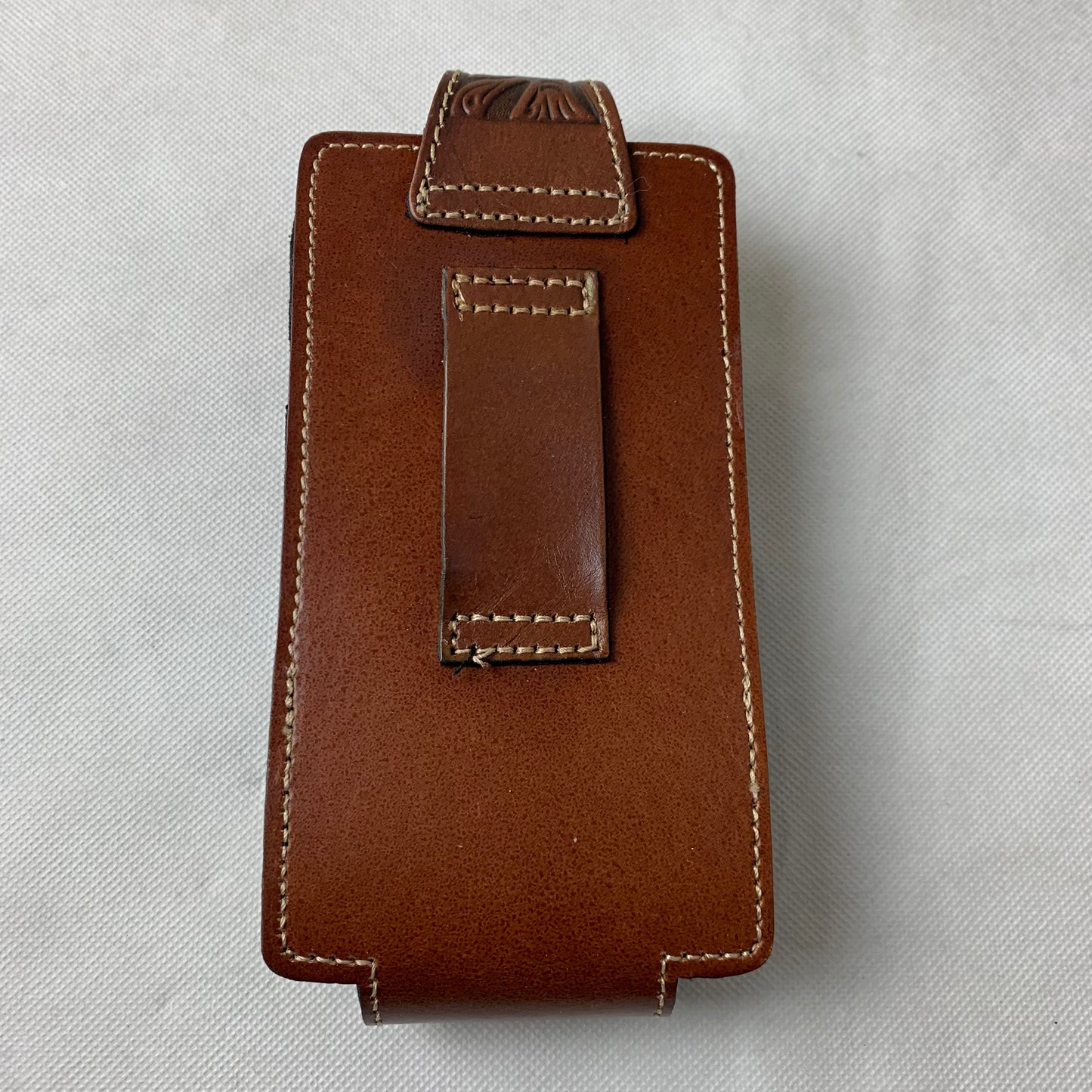 #WS341F 7" LONE STAR LEATHER HOLSTER COFEE BROWN LEATHER POUCH EXTRA LARGE  BELT LOOP HOLSTER CELL PHONE CASE UNIVERSAL OVERSIZE--FREE SHIPPING
