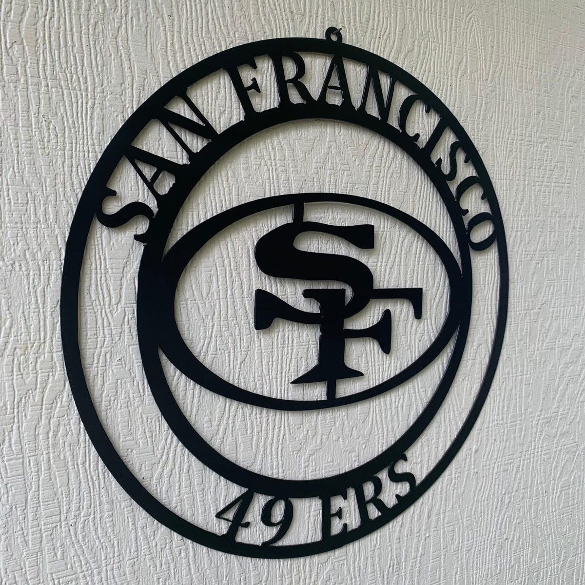 SAN FRANCISCO 49ERS METAL CUSTOM VINTAGE RAW METAL CRAFT TEAM SIGN HANDMADE 12",18",24",32",36",40",50"