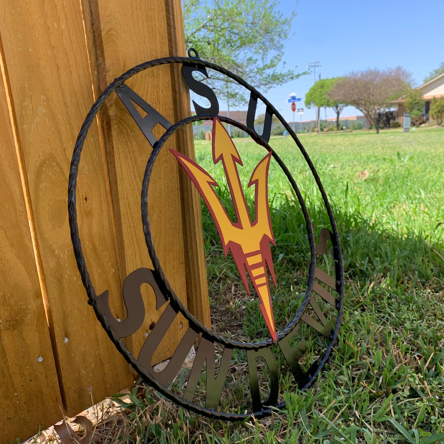 12", 18", 24", 32" ASU SUNDEVILS ARIZONA STATE CUSTOM METAL VINTAGE CRAFT SIGN TEAM WESTERN HOME DECOR HANDMADE