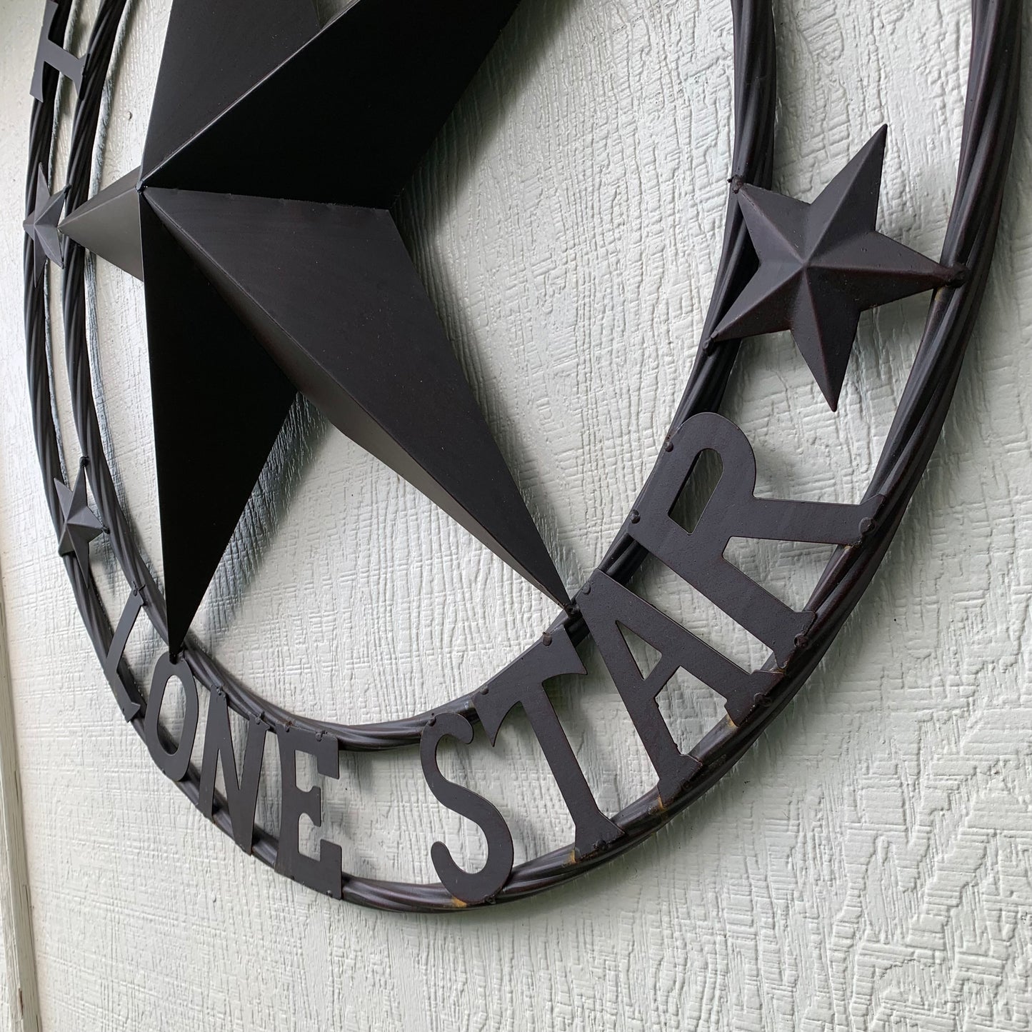 TEXAS LONESTAR METAL ART WESTERN HOME WALL DECOR RUSTIC VINTAGE BROWN NEW, SIZE:24",32",36",40",42",44",46",50"