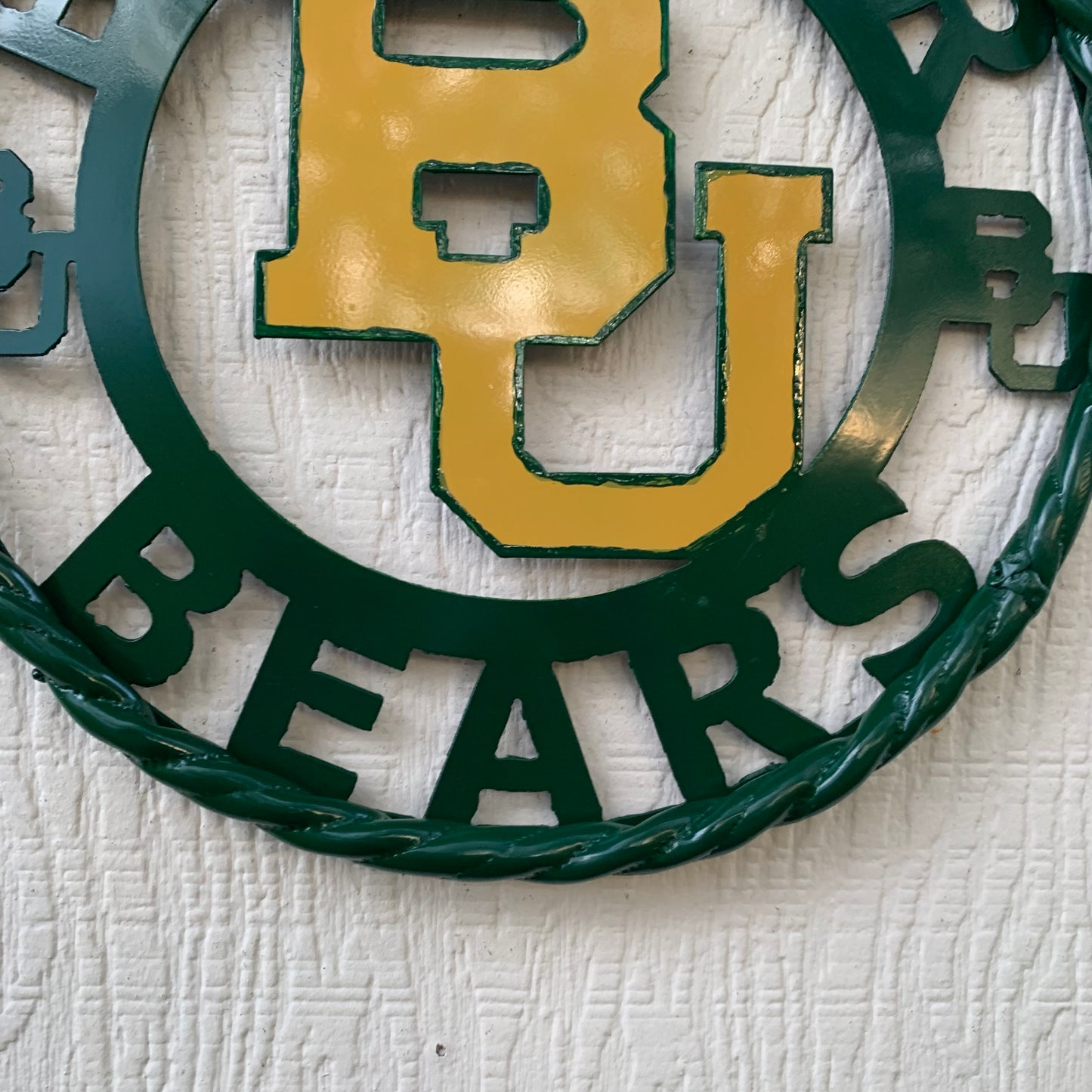 12",18",24",32" BAYLOR BEARS CUSTOM METAL VINTAGE CRAFT SIGN WESTERN HOME DECOR HANDMADE