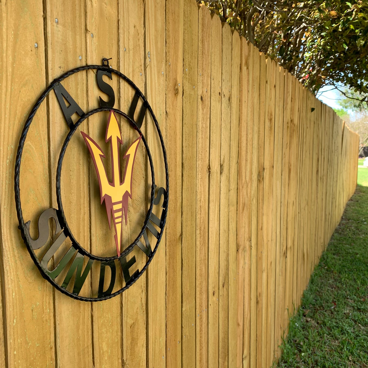 12", 18", 24", 32" ASU SUNDEVILS ARIZONA STATE CUSTOM METAL VINTAGE CRAFT SIGN TEAM WESTERN HOME DECOR HANDMADE
