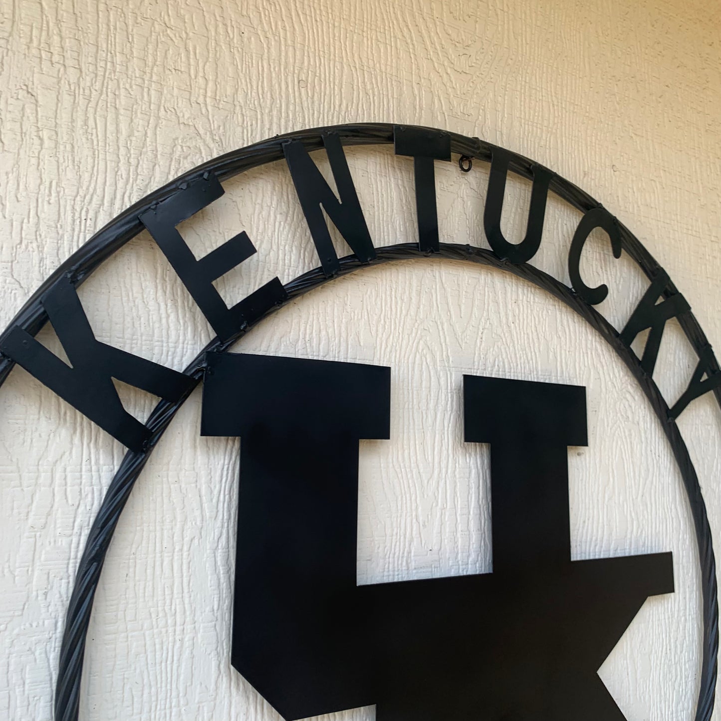 12", 18", 24", 32" KENTUCKY WILDCATS CUSTOM BLACK METAL VINTAGE CRAFT SIGN HANDMADE