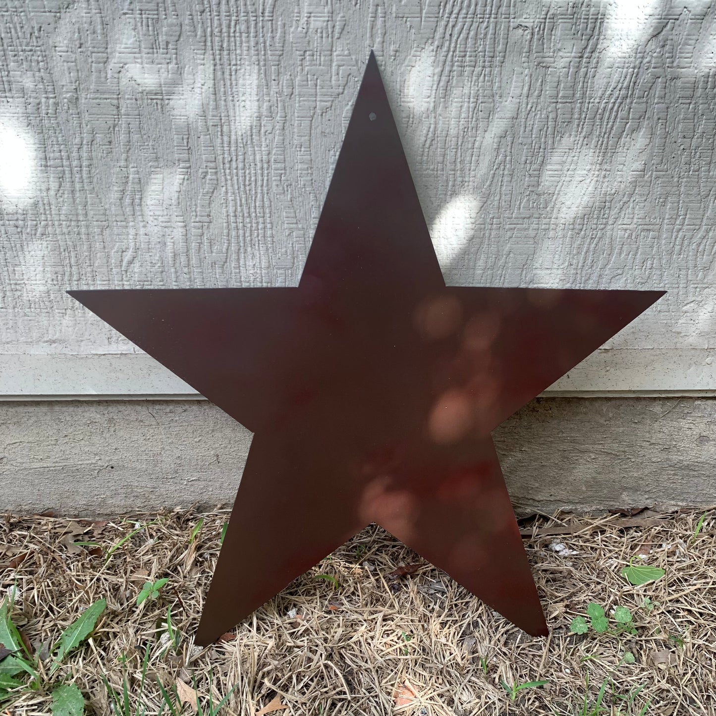 2D FLAT STAR BARN PLAIN LASERCUT METAL BROWN STAR ART WESTERN HOME DECOR HANDMADE #EH12822