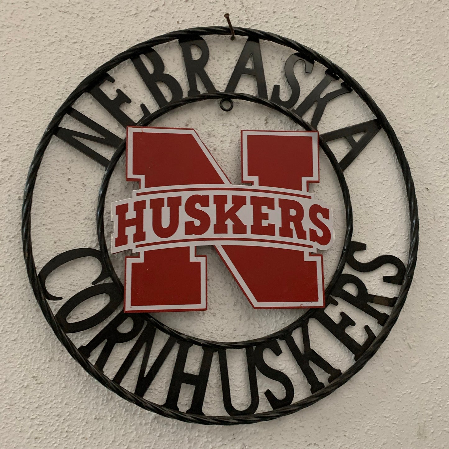 12", 18", 24", 32" NEBRASKA HUSKERS METAL CUSTOM VINTAGE CRAFT TEAM SIGN