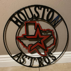 Tinworld TIN Sign 12 x 18 Houston Astros Retro Metal Decor Dome Wall  Store Card Shop Bar A976 : Home & Kitchen 