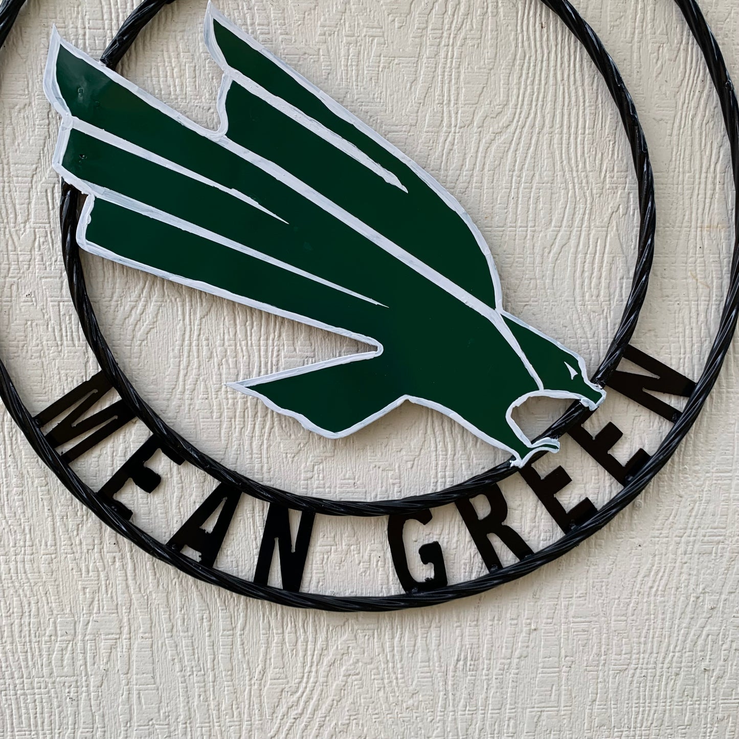 12",18",24",32",36" UNT MEAN GREEN CUSTOM METAL VINTAGE CRAFT SIGN TEAM HANDMADE