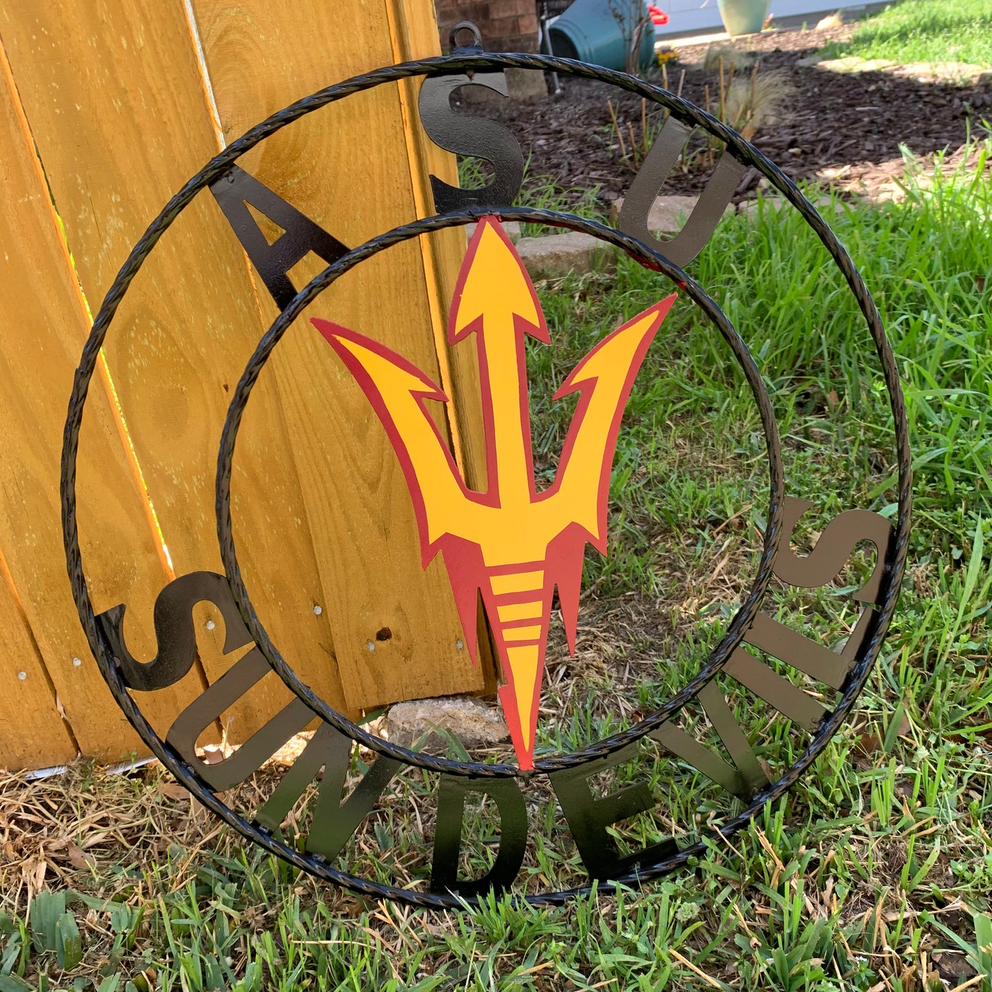 12", 18", 24", 32" ASU SUNDEVILS ARIZONA STATE CUSTOM METAL VINTAGE CRAFT SIGN TEAM WESTERN HOME DECOR HANDMADE