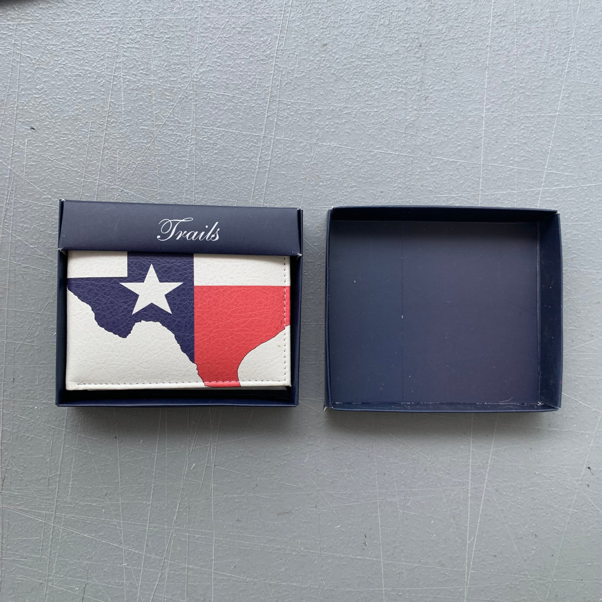 5" TEXAS FLAG WALLET LEATHER BIFOLD WALLET NEW