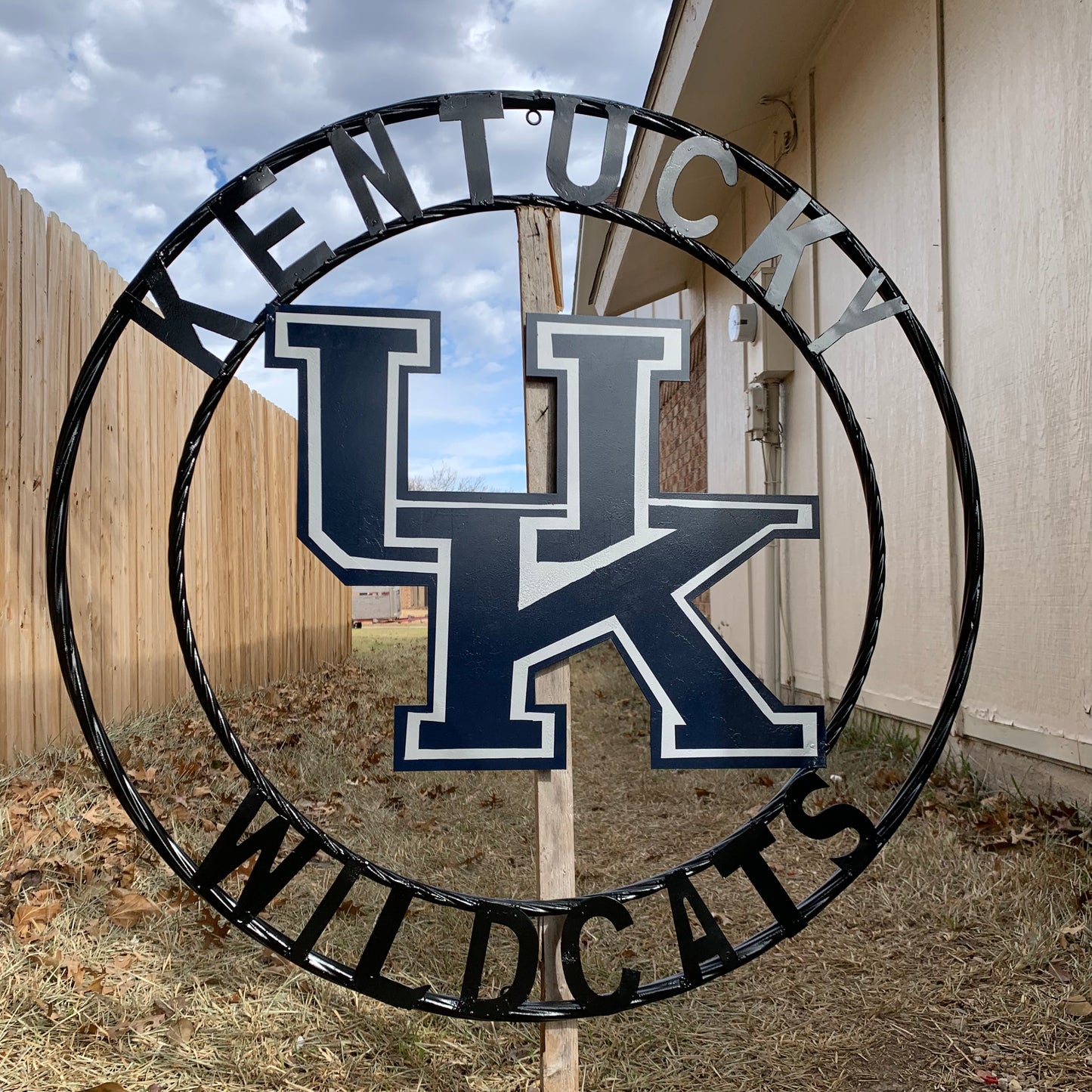 KENTUCKY WILDCATS CUSTOM METAL VINTAGE CRAFT SIGN WESTERN HOME DECOR HANDMADE