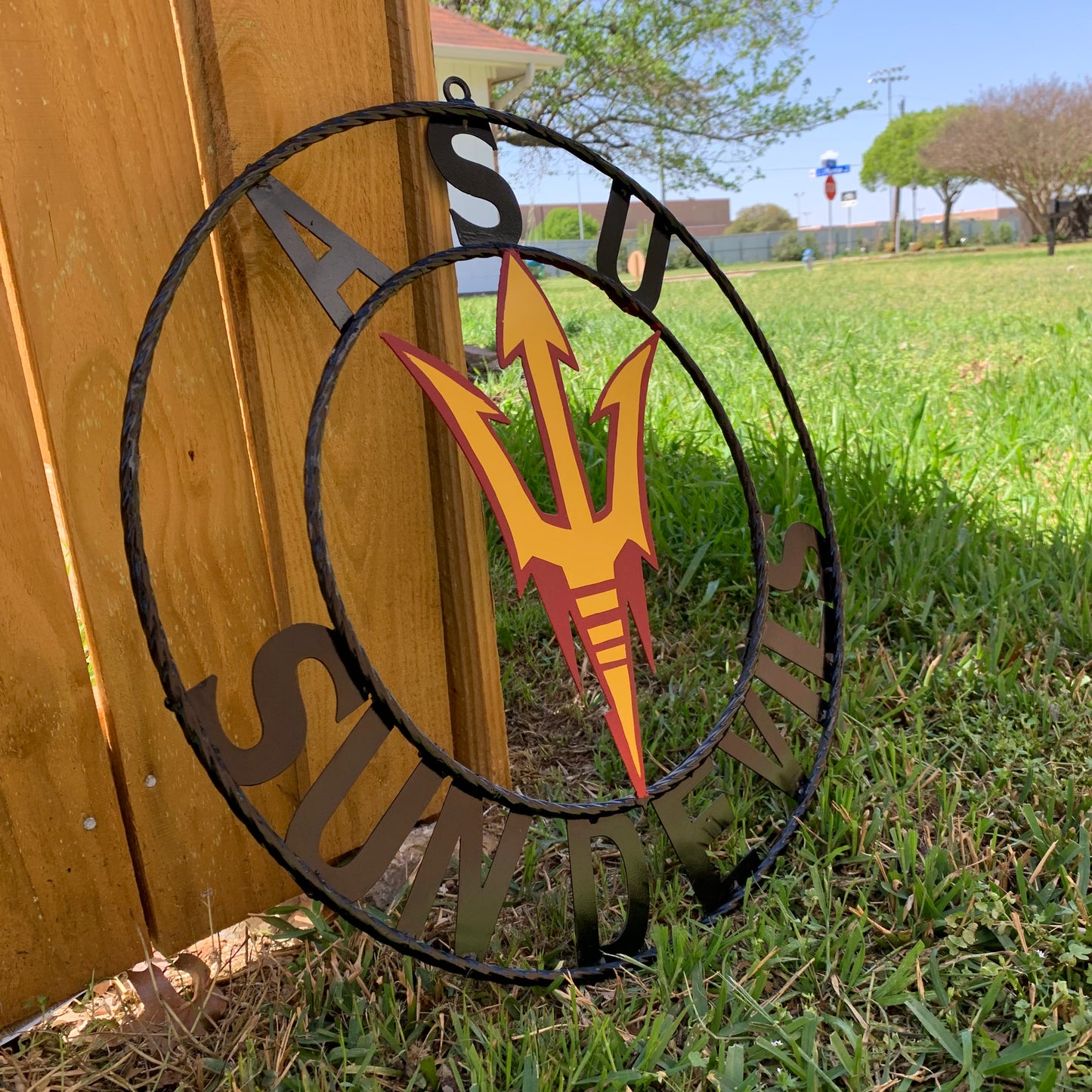 12", 18", 24", 32" ASU SUNDEVILS ARIZONA STATE CUSTOM METAL VINTAGE CRAFT SIGN TEAM WESTERN HOME DECOR HANDMADE