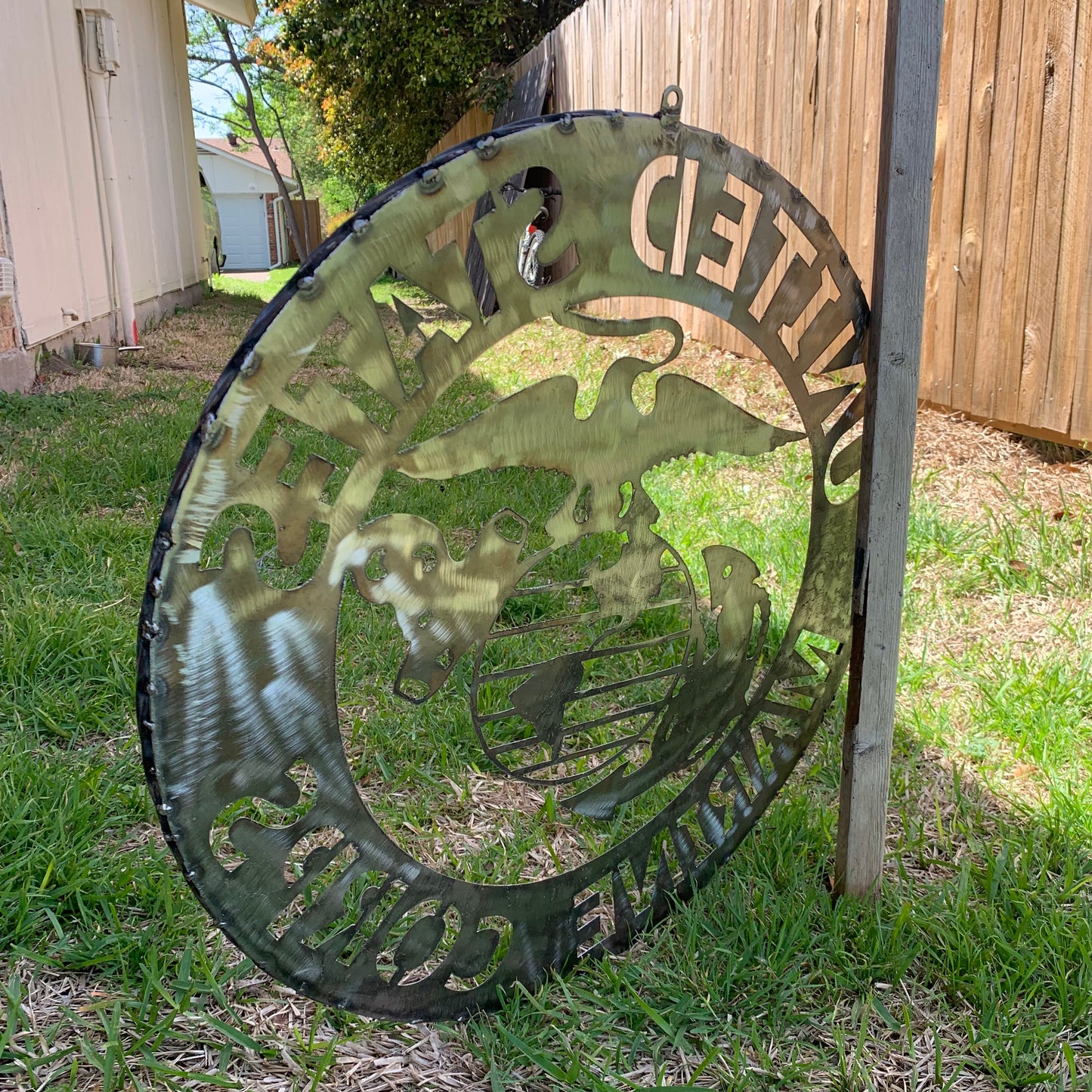 24" US MARINE CORPS MILITARY LASERCUT RAW METAL WALL ART WESTERN HOME DECOR HANDMADE NO PAINT
