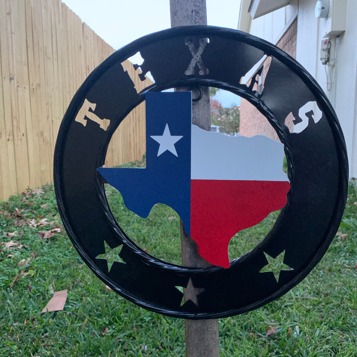 12" STATE OF TEXAS MAP CUSTOM METAL VINTAGE CRAFT SIGN WESTERN HOME DECOR NEW