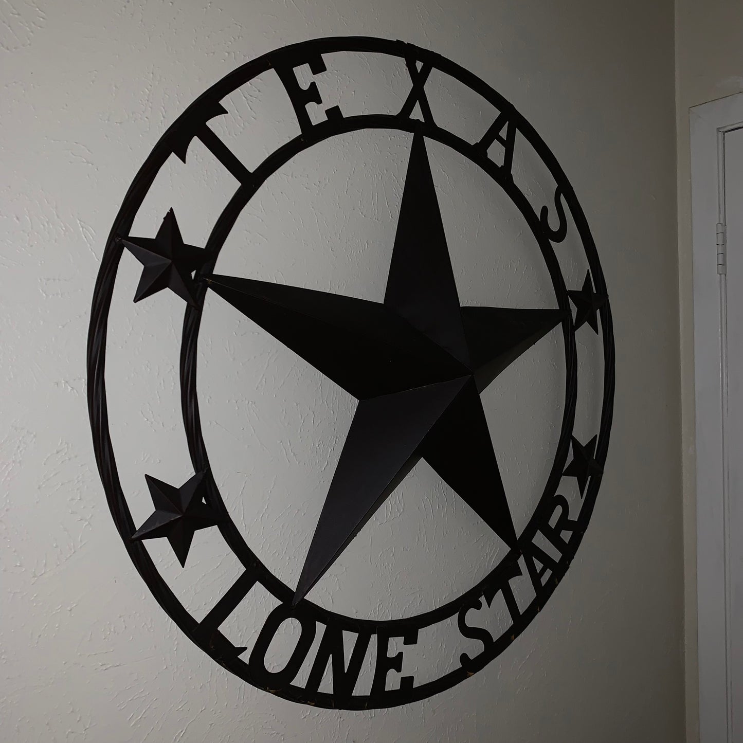 TEXAS LONESTAR METAL ART WESTERN HOME WALL DECOR RUSTIC VINTAGE BROWN NEW, SIZE:24",32",36",40",42",44",46",50"